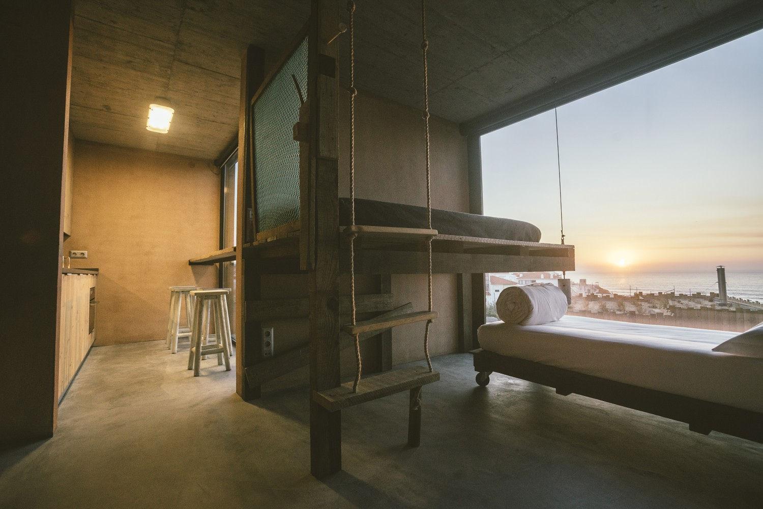 Noah Surf House Portugal 호텔 산타 크루즈 객실 사진